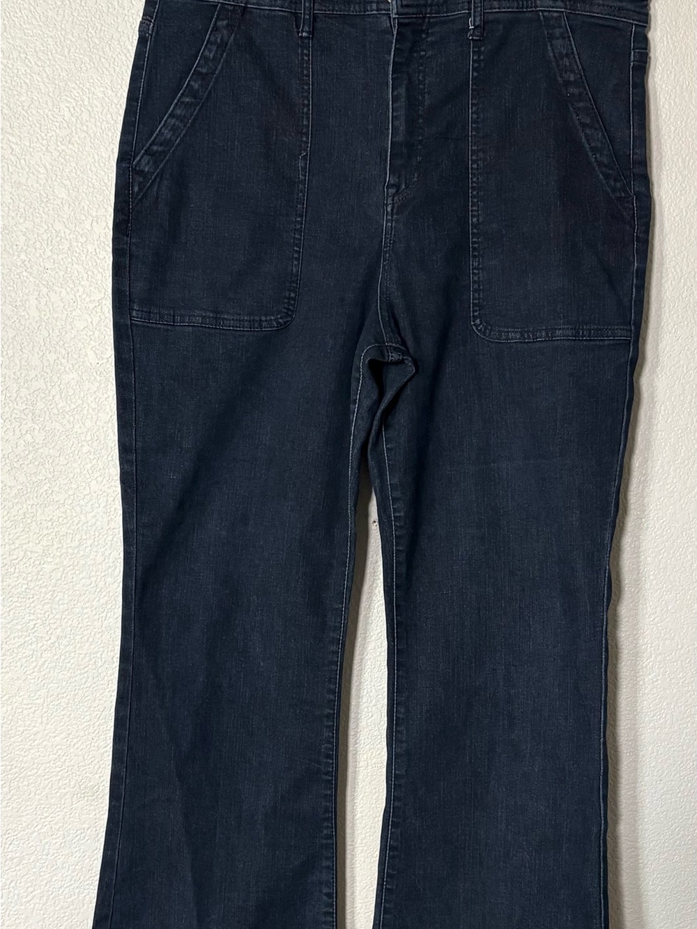 Knox Rose Dark Wash Stretchy Flare Jeans - Size 16 (Regular 31" Inseam)